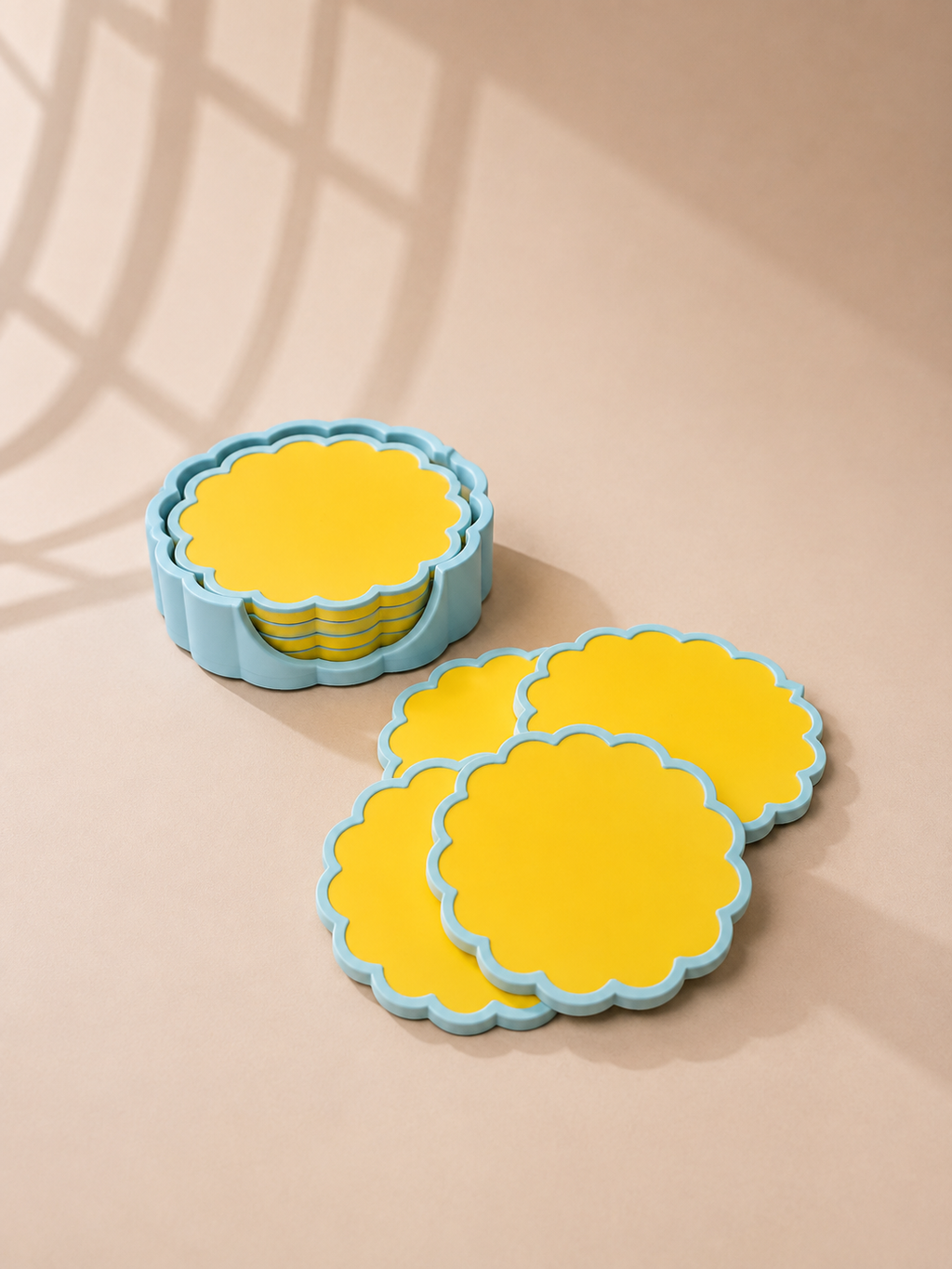 Porta Vasos Flor - Set 4