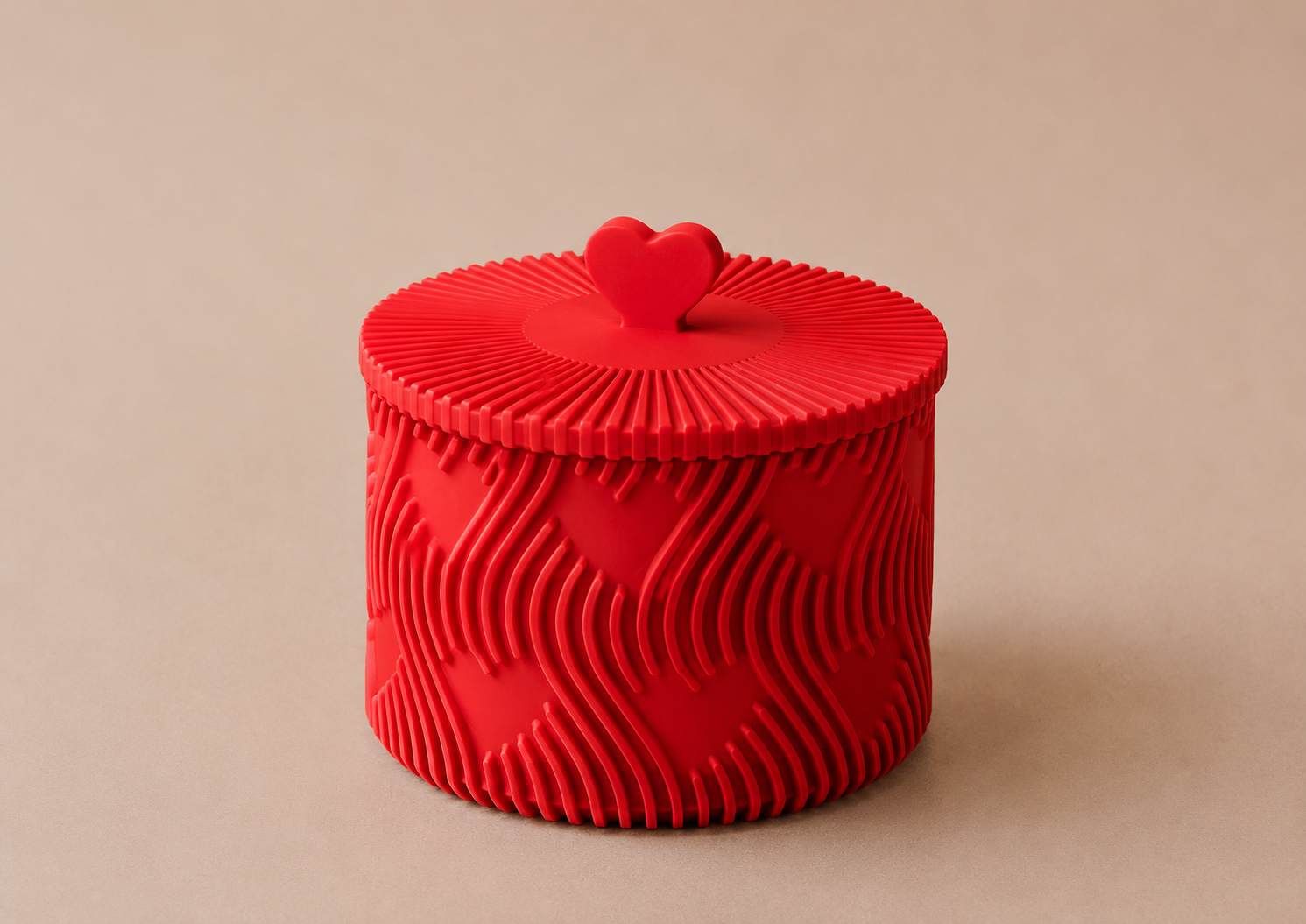 Jarrón 105mm Corazones