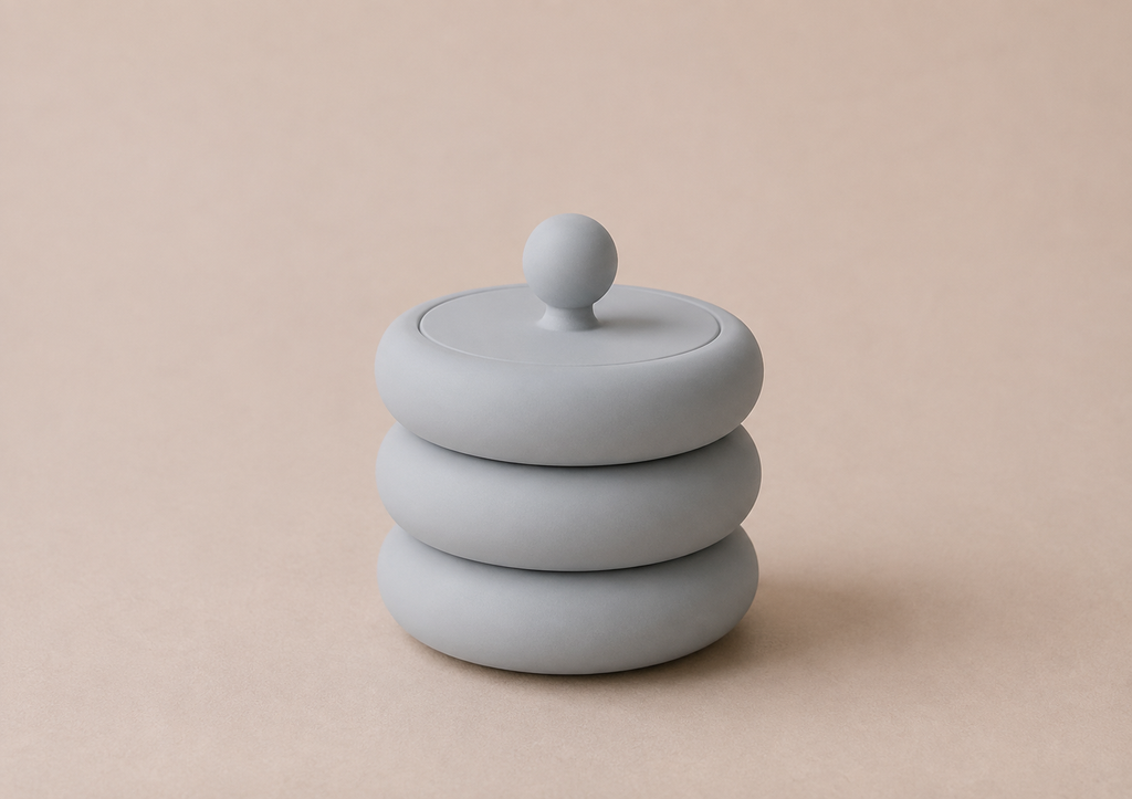 Jarrón Wavy 75mm Colores Mate