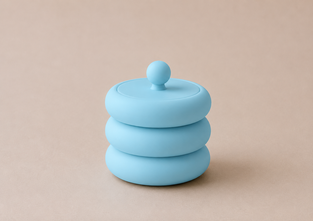 Jarrón Wavy 75mm Colores Mate